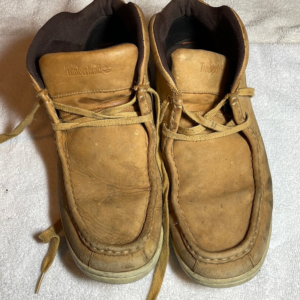 Used Timberland Desert Boots Beige 10.5